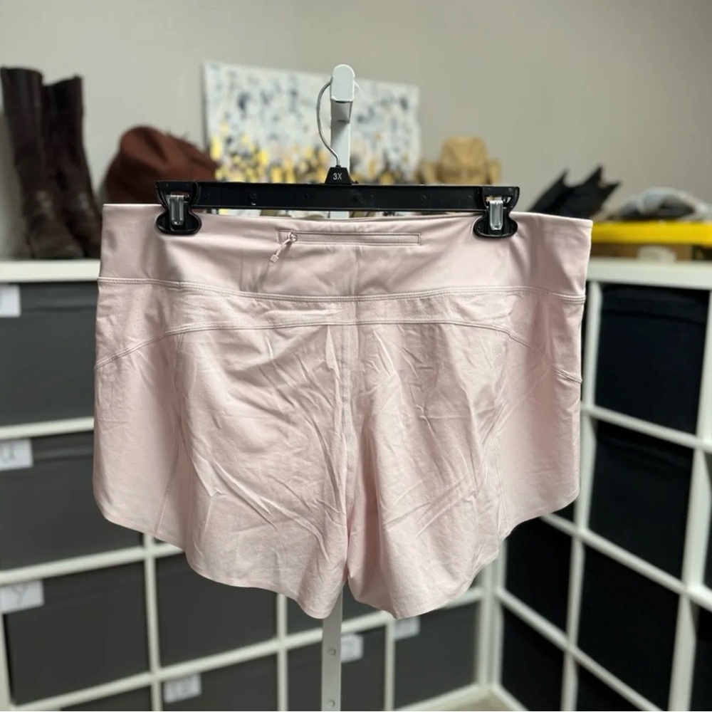 Athleta Run With It 4.5in Inseam Pink Athletic Running Shorts